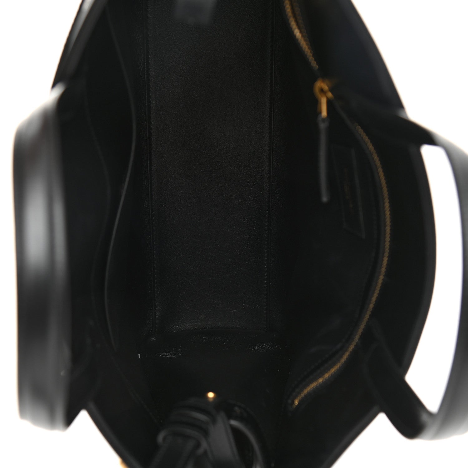 Saint Laurent Calfskin Small Manhattan Shopper Tote Black 5 of 10