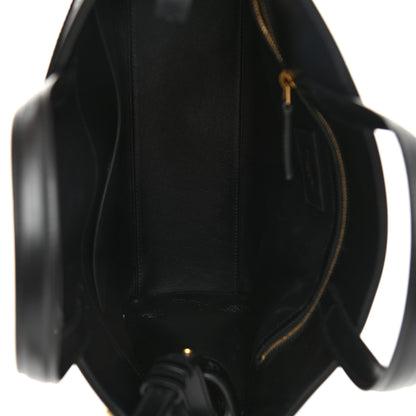 Saint Laurent Calfskin Small Manhattan Shopper Tote Black 5 of 10