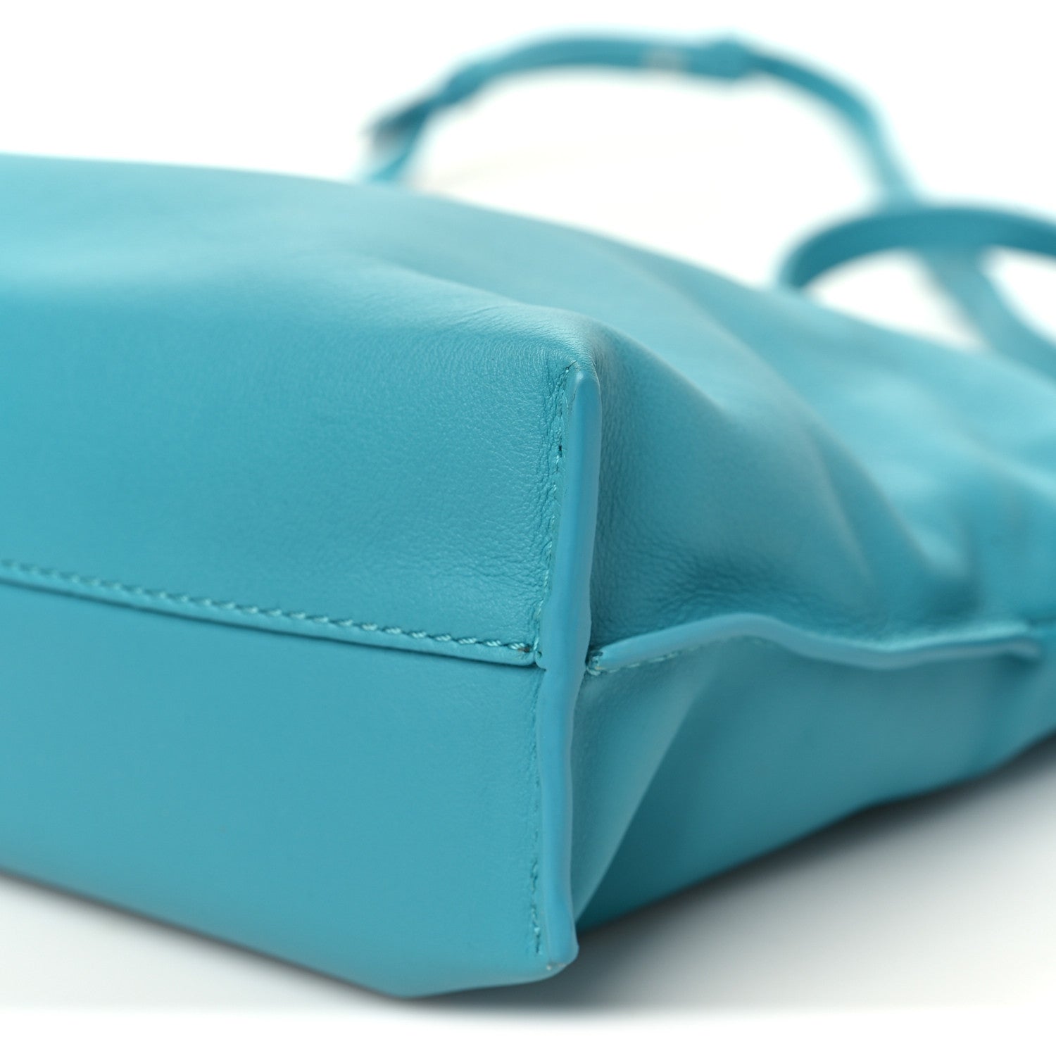 Loewe Calfskin Mini Flamenco Knot Clutch Deep Turquoise 10 of 11