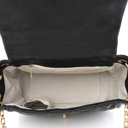 Chanel Calfskin Quilted Retro Chain Flap Black 5 of 10