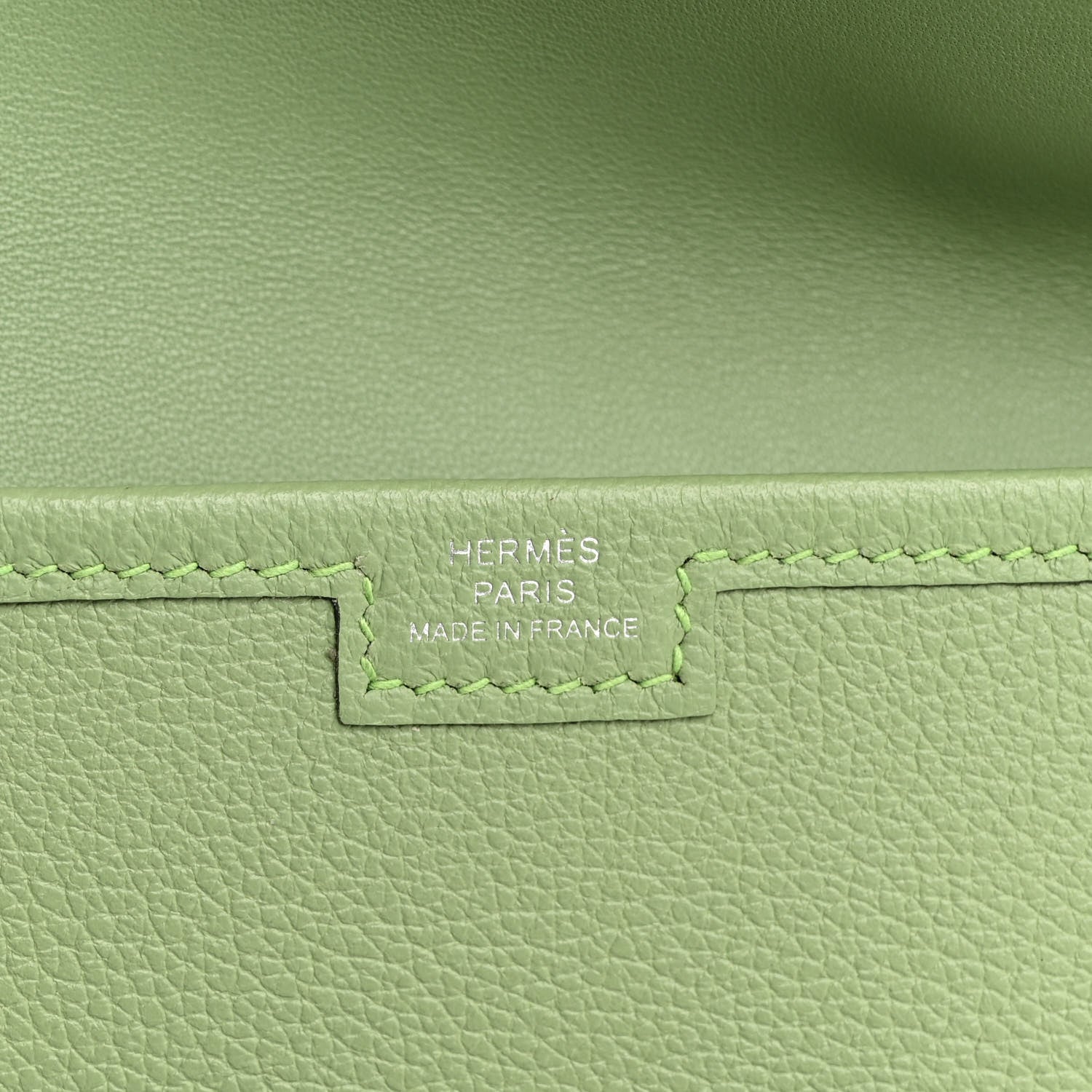 Hermes Evercolor Jige Elan 29 Clutch Vert Criquet 6 of 13