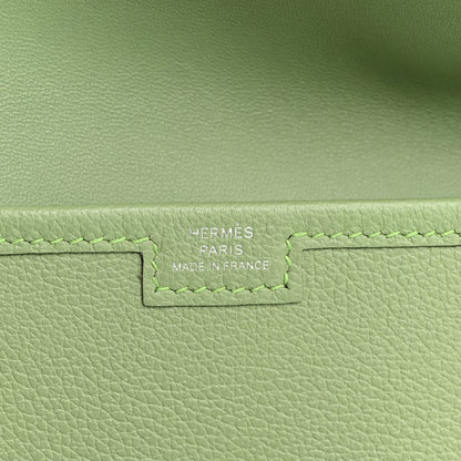 Hermes Evercolor Jige Elan 29 Clutch Vert Criquet 6 of 13