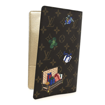 Louis Vuitton Monogram Emily Notebook Cover MM Gold 3 of 8