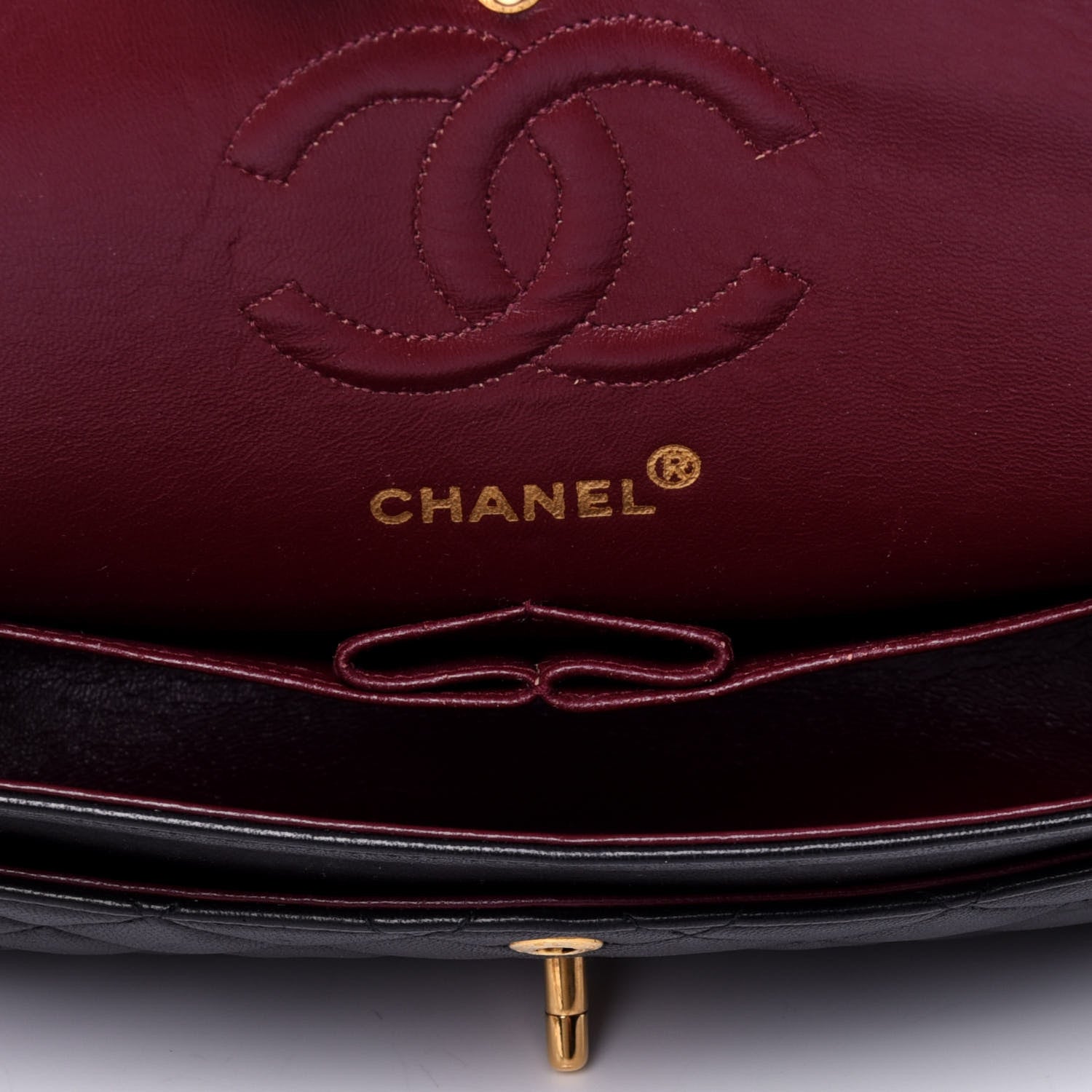 Chanel Lambskin Quilted Small Double Flap Black 5 of 5