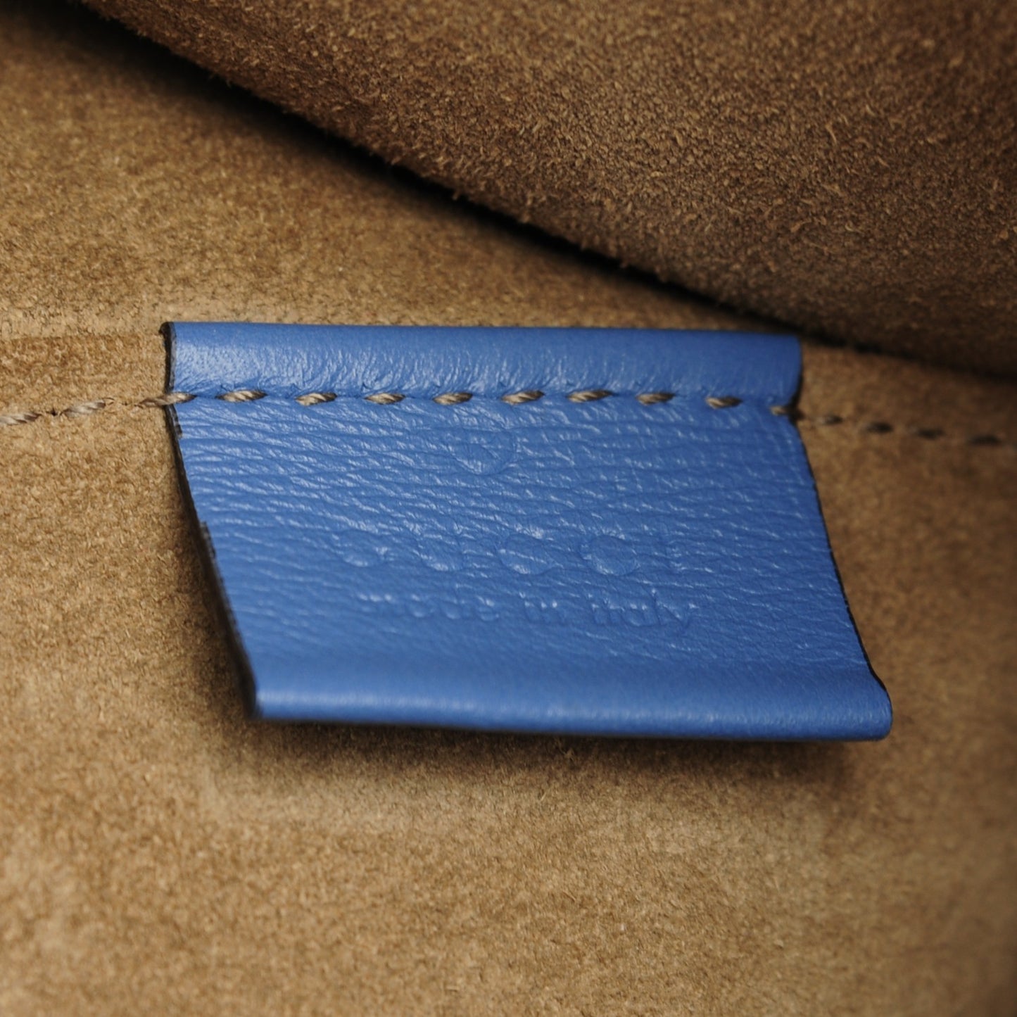 Soft Suede Small Jackie Shoulder Bag Cerulean Blue