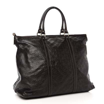 Gucci Guccissima Medium Joy Tote Bag Dark Brown 3 of 11