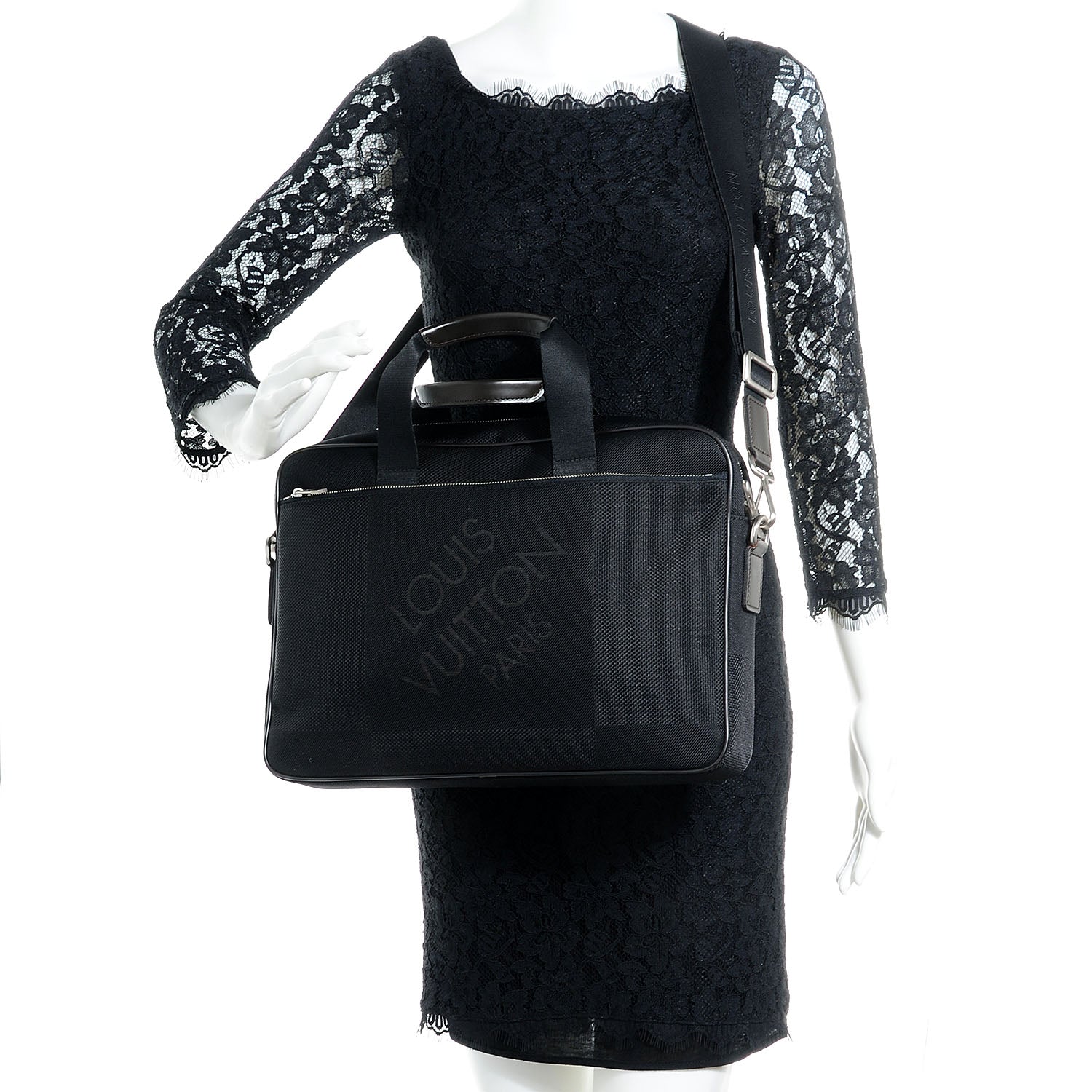 Louis Vuitton Damier Geant Associe PM Black 2 of 7