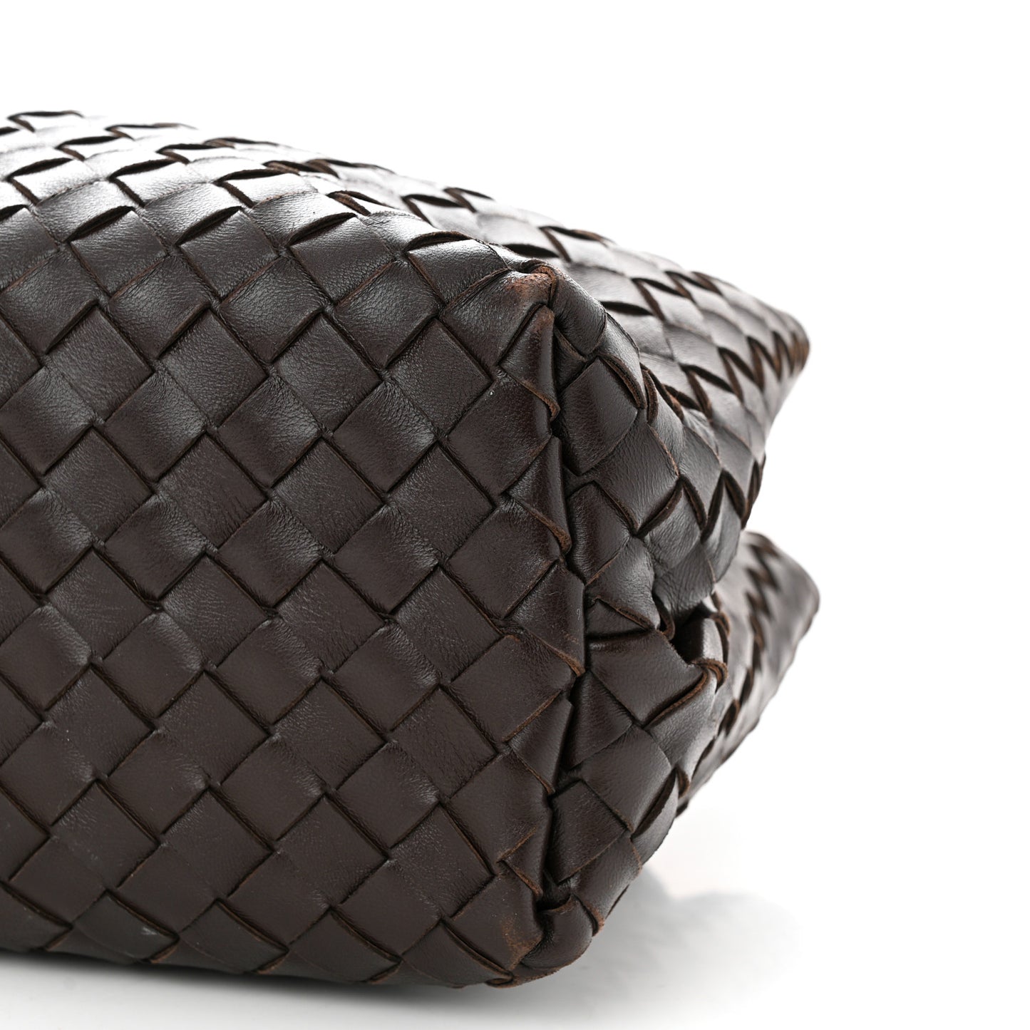 Nappa Intrecciato Medium Andiamo Shoulder Bag Fondant