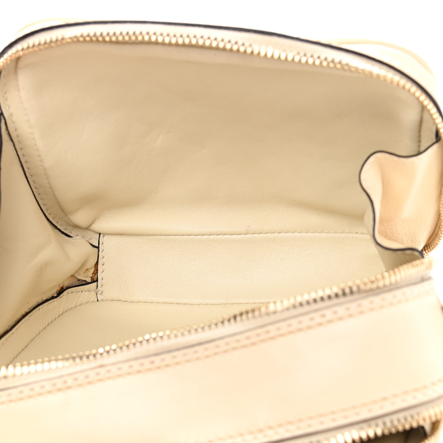 Valentino Garavani Nappa Rockstud Spike Double Zip Camera Crossbody Bag Light Ivory 7 of 16