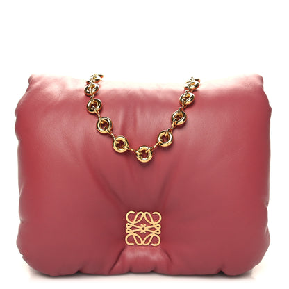 Loewe Lambskin Goya Puffer Bag Plumrose 1 of 11