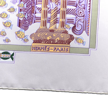 Hermes Silk Rencontre Oceane Scarf 90 3 of 4