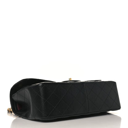 Chanel Caviar Quilted Jumbo Double Flap Black 4 of 10