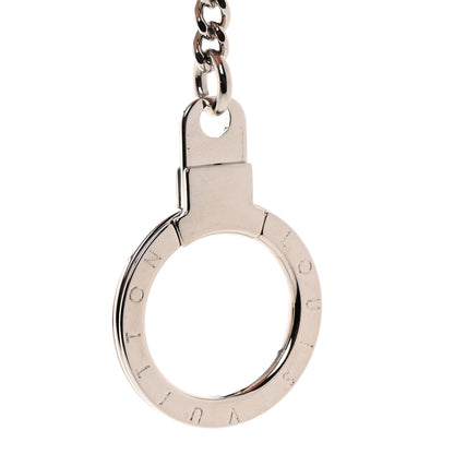 Louis Vuitton Pochette Extender Key Ring Chain Silver 3 of 5
