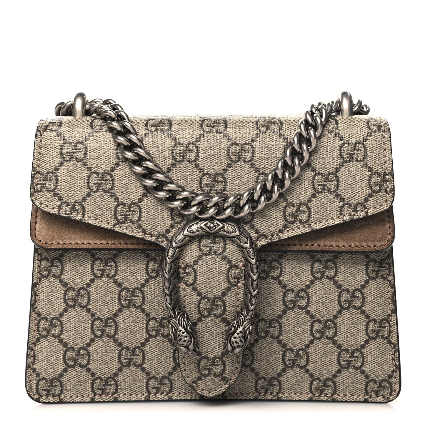 GG Supreme Monogram Mini Dionysus Shoulder Bag Taupe