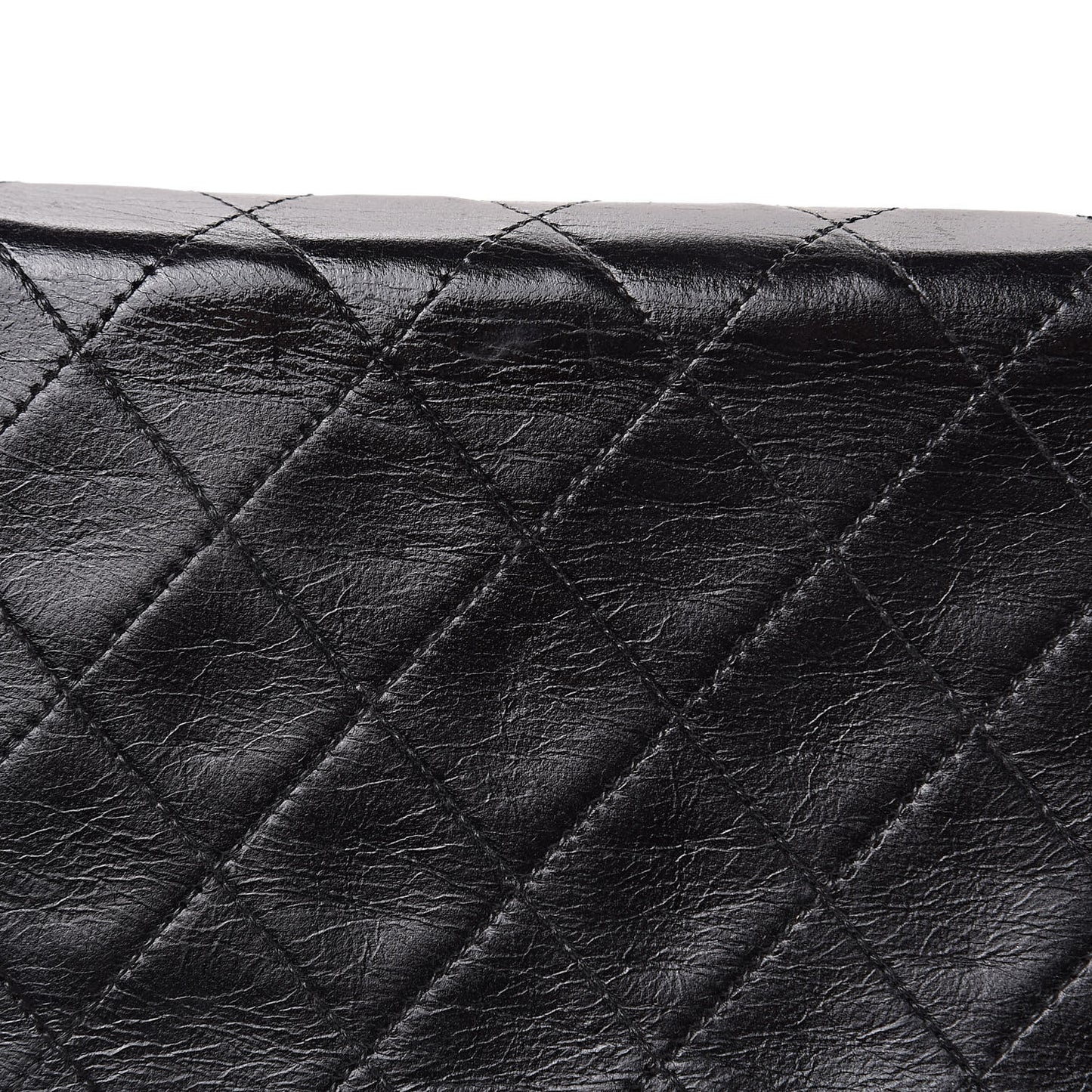 Lambskin Quilted Small Single Flap Black