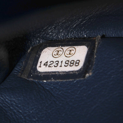 Chanel Patent Jumbo Double Flap Navy Blue 7 of 8