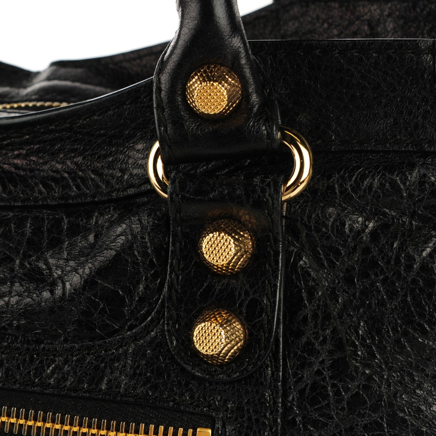 Agneau Giant 12 Gold Hardware City Black