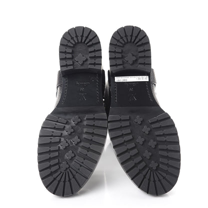 Louis Vuitton Calfskin Outlaw Flat Half Boots 39 Black 5 of 9
