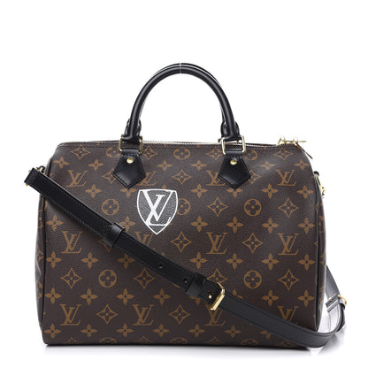 Louis Vuitton Monogram My World Tour Speedy Bandouliere 30 Black 1 of 10