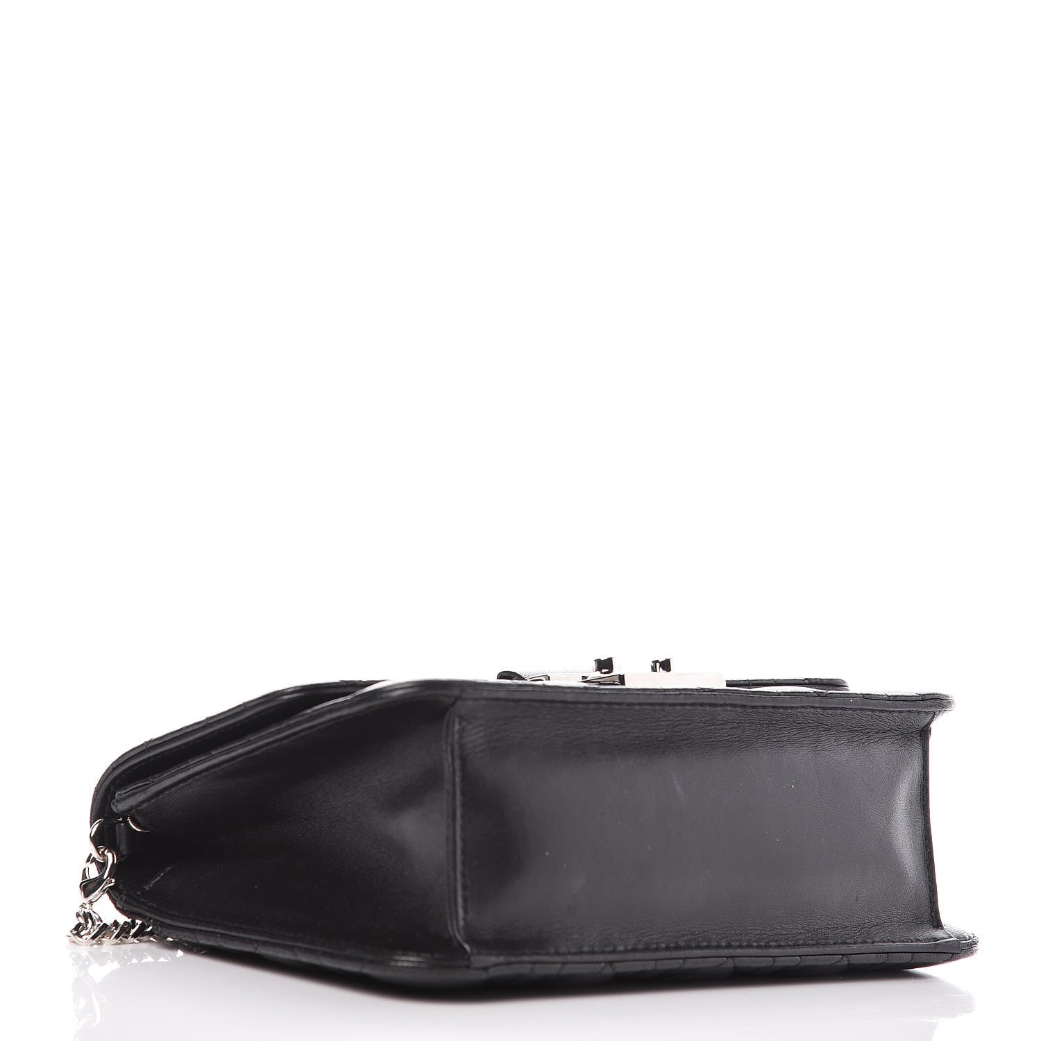 Christian Dior Lambskin Cannage Miss Dior Promenade Pouch Black 4 of 13