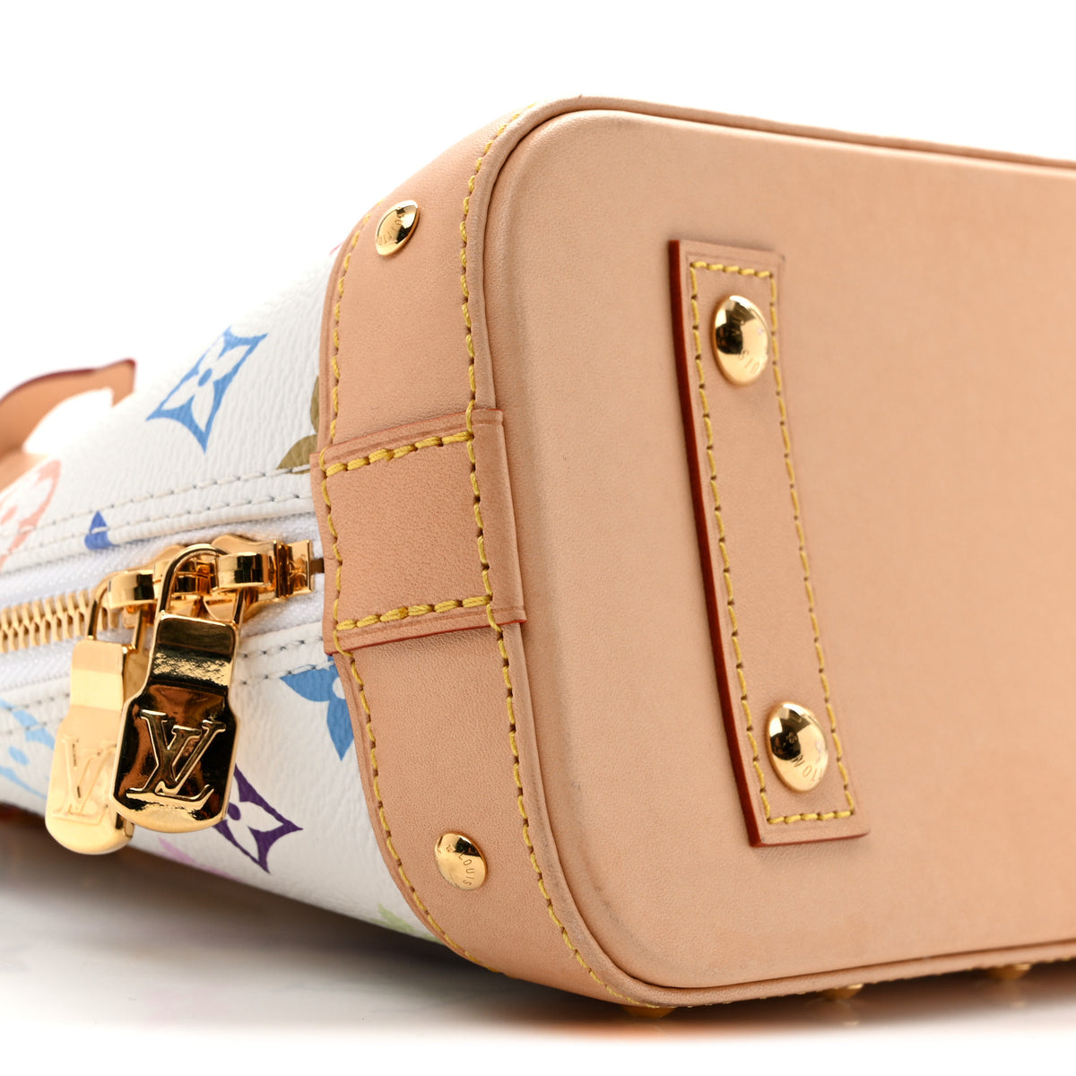 LV x TM Monogram Multicolor Alma BB White