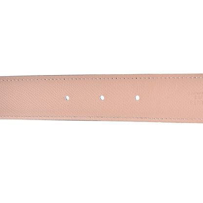 Hermes Swift Epsom Reversible 32mm Belt Strap 85 Rose Eglantine Bleu Indigo 5 of 6