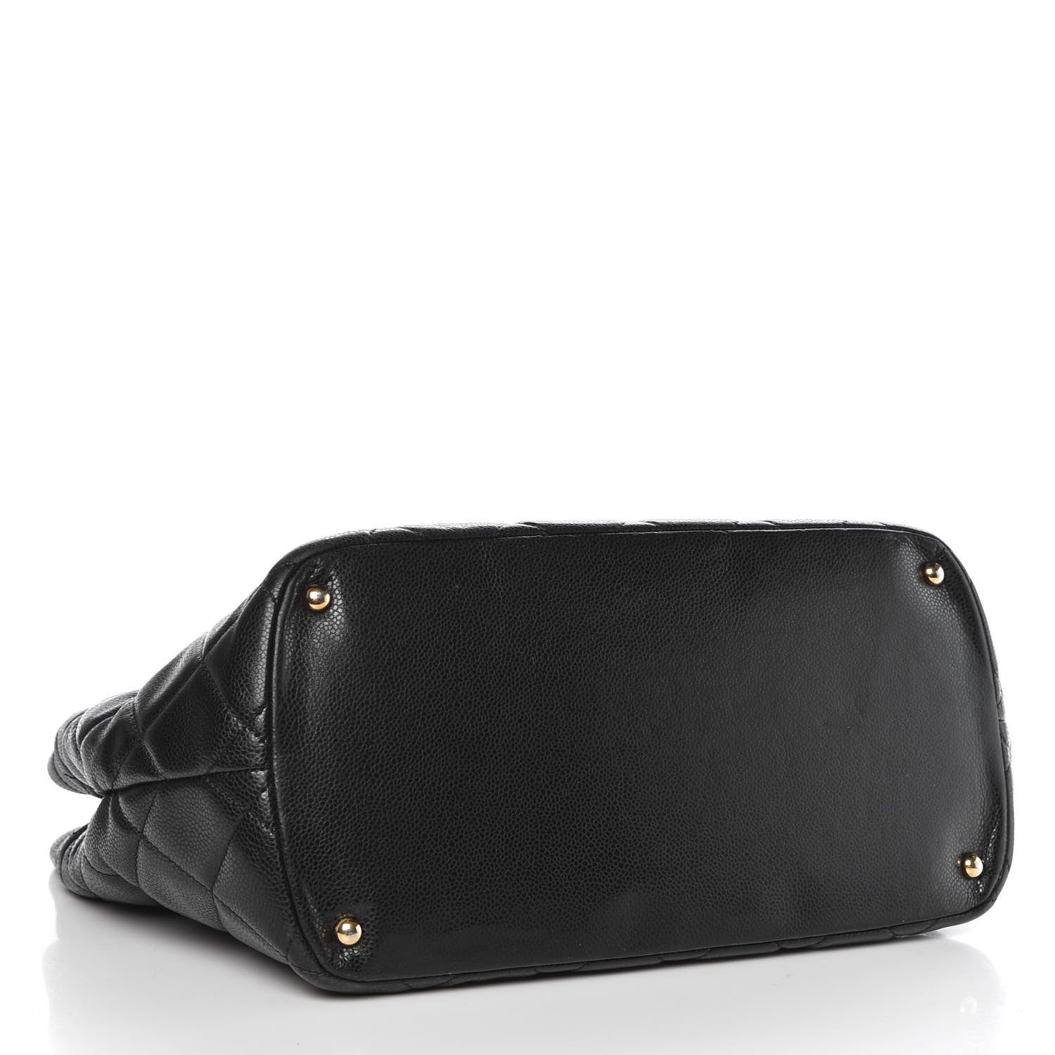 Chanel Caviar Quilted CC Timeless Soft Tote Black 4 of 8