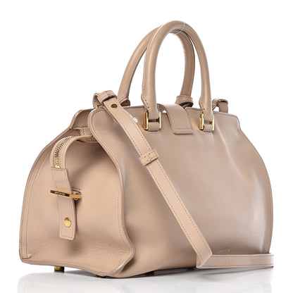 Saint Laurent Smooth Calfskin Small Monogram Cabas Beige 3 of 14
