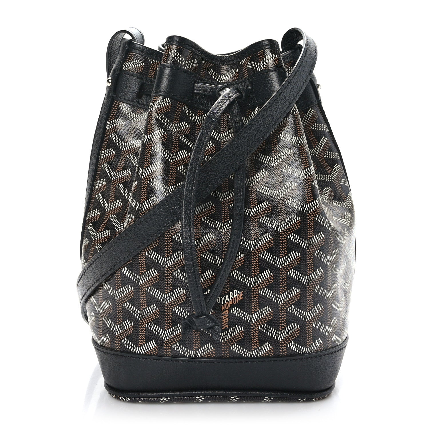 Goyard Goyardine Petit Flot Bucket Bag PM Black 1 of 10