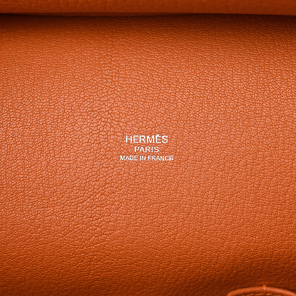 Hermes Taurillon Clemence Jypsiere 28 Orange 6 of 12