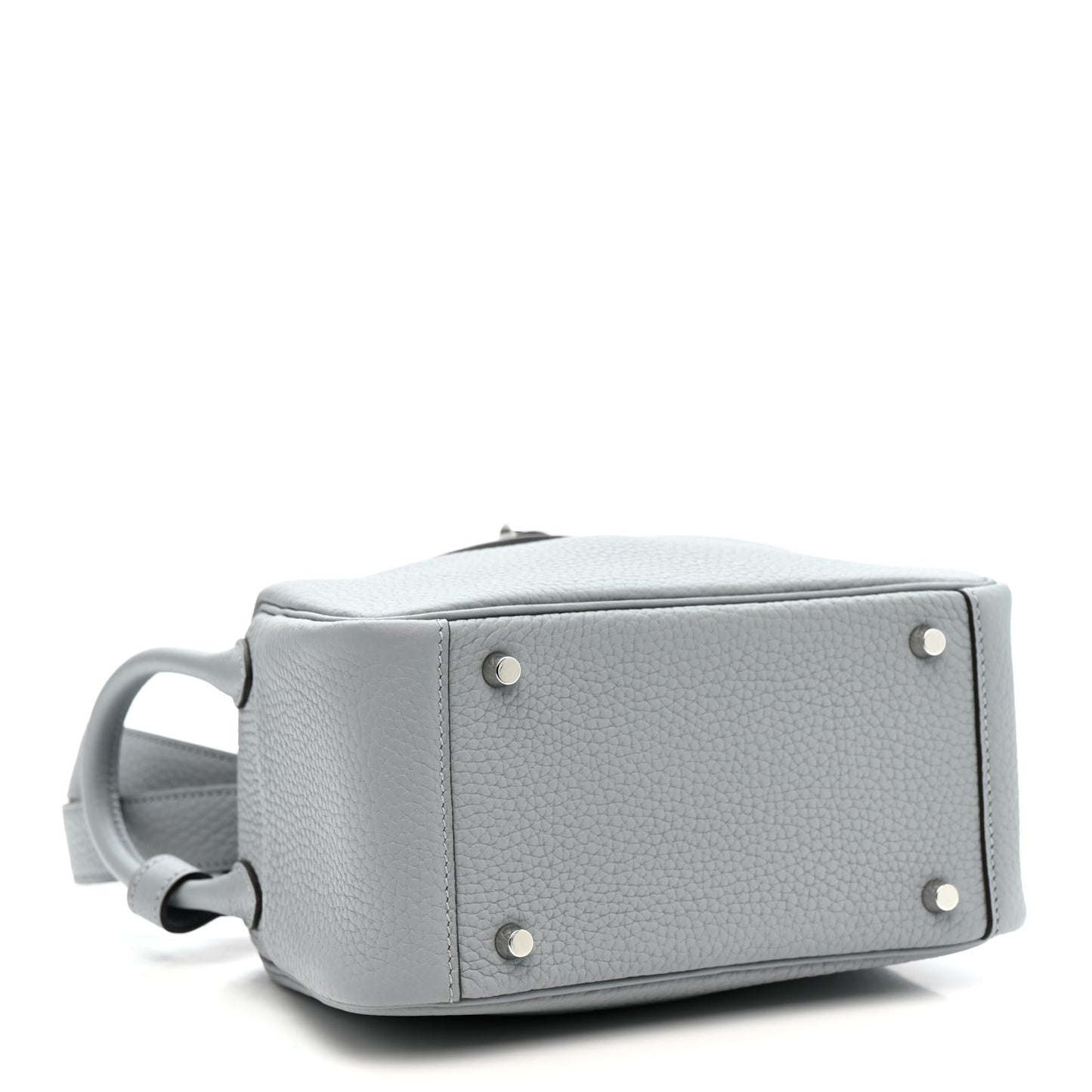 Taurillon Clemence Mini Lindy 20 Gris Pantin