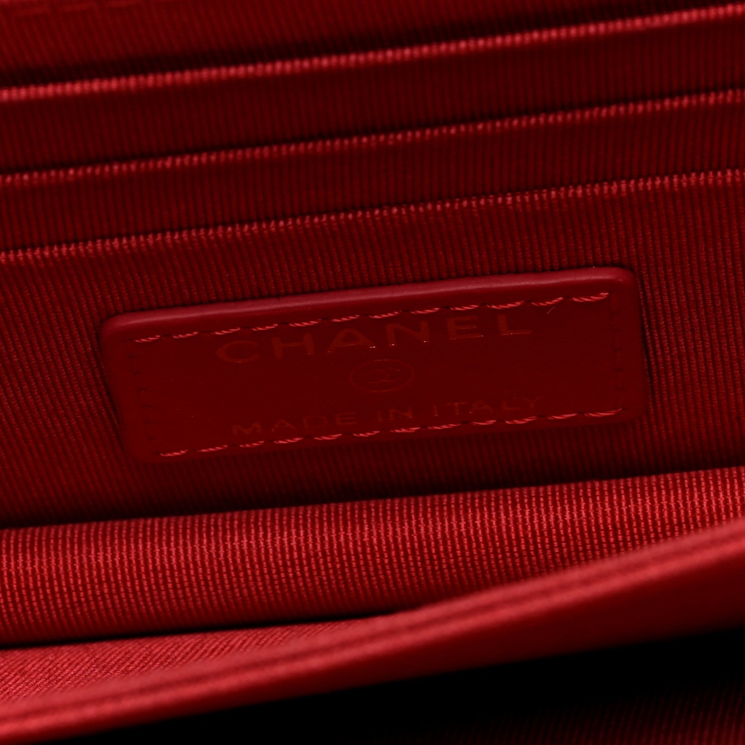 Chanel Caviar Quilted Mini Wallet On Chain WOC Red 6 of 10
