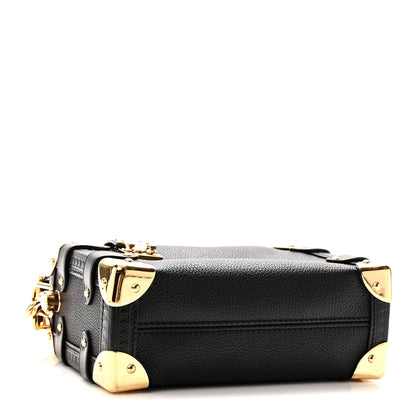 Louis Vuitton Grained Calfskin Side Trunk PM Black 4 of 9
