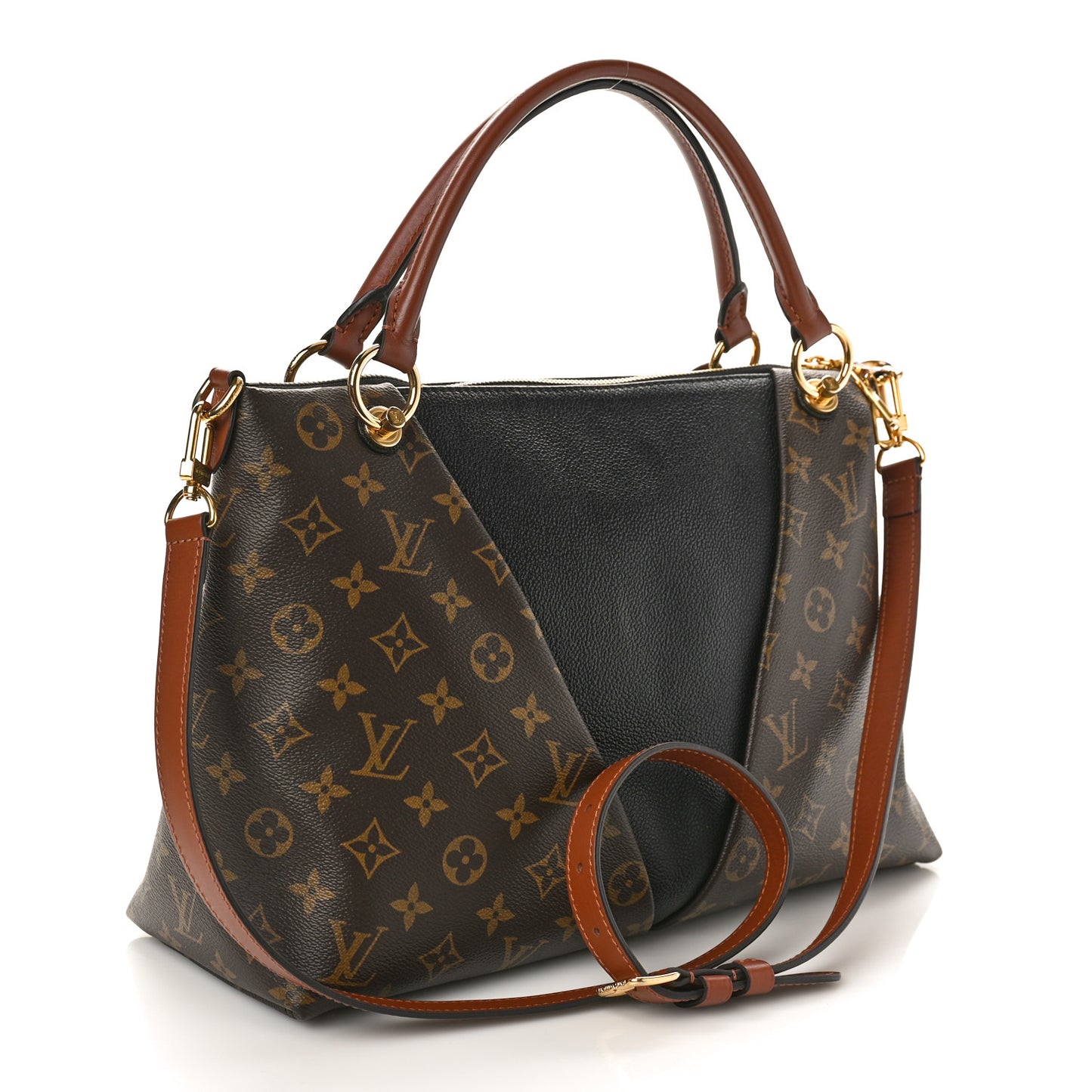 Monogram V Tote MM Black