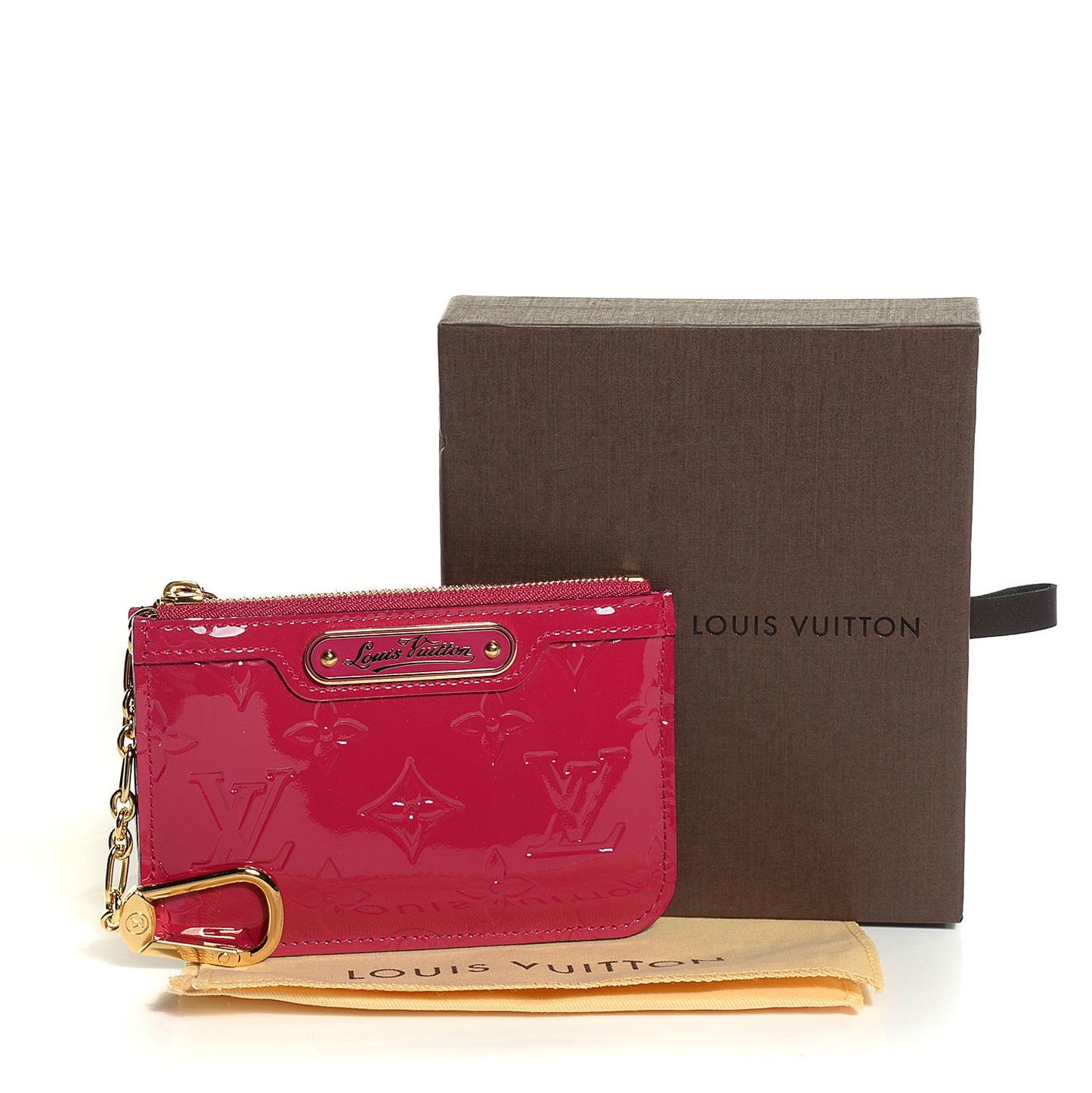 Vernis Key Pouch Rose Indien