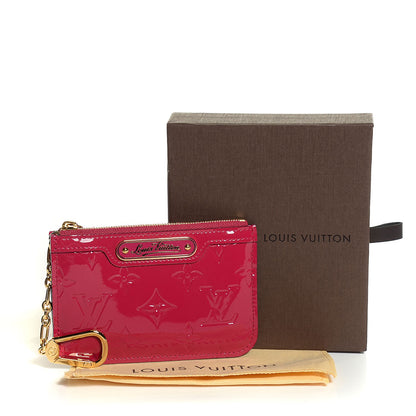 Louis Vuitton Vernis Key Pouch Rose Indien 5 of 8