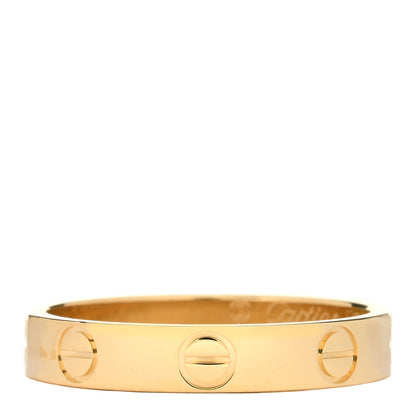 Cartier 18K Yellow Gold 3.5mm LOVE Wedding Band Ring 52 6 1 of 4