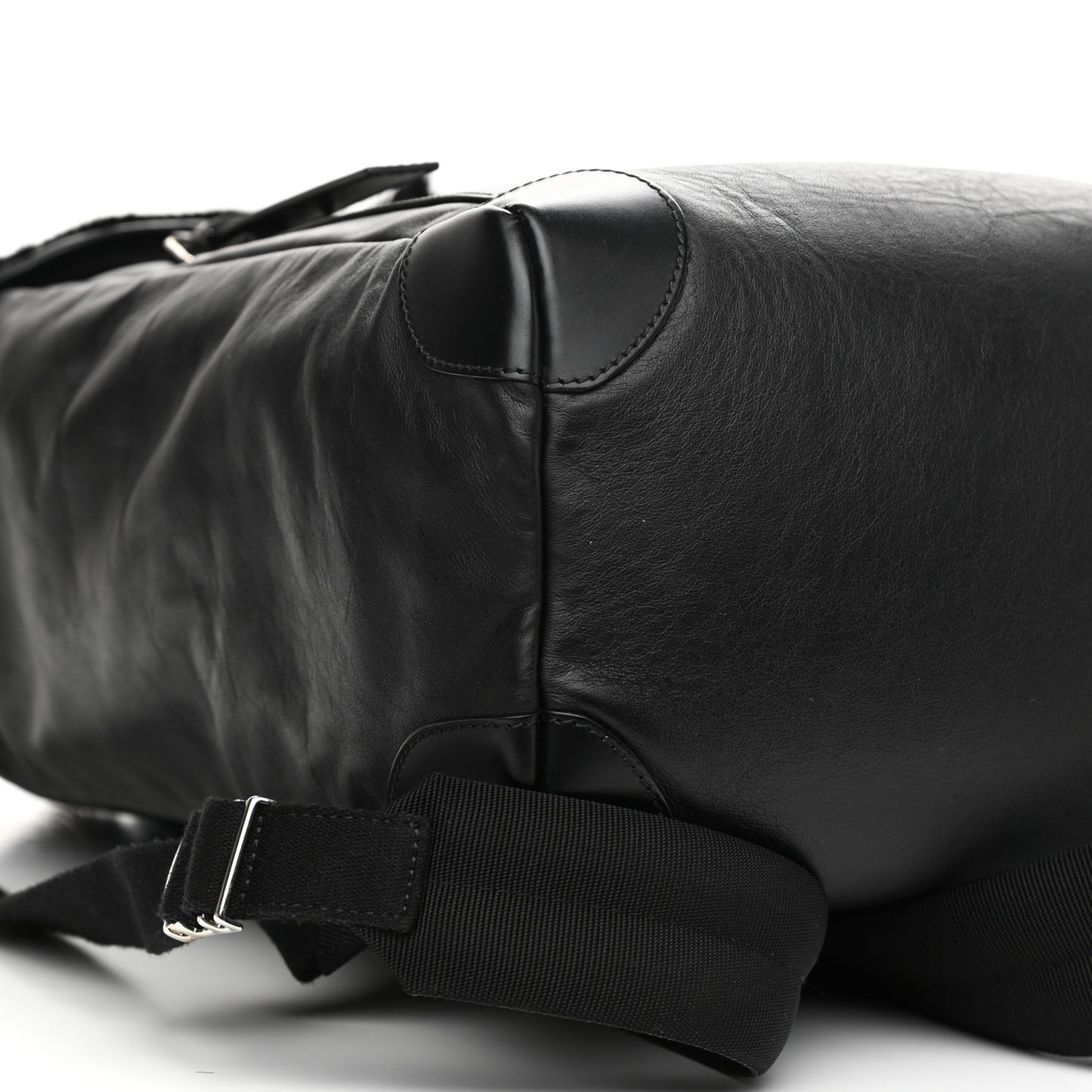 Antelope Fur Calfskin Rider Backpack Black