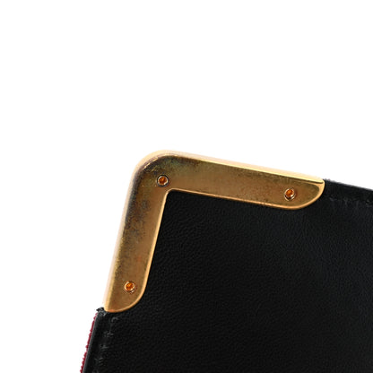 Prada Velvet City Calfskin Cahier Clutch With Chain Ribes Black 11 of 14