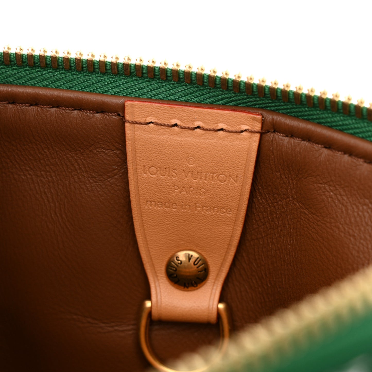 Calfskin Monogram Speedy P9 Bandouliere 25 Green