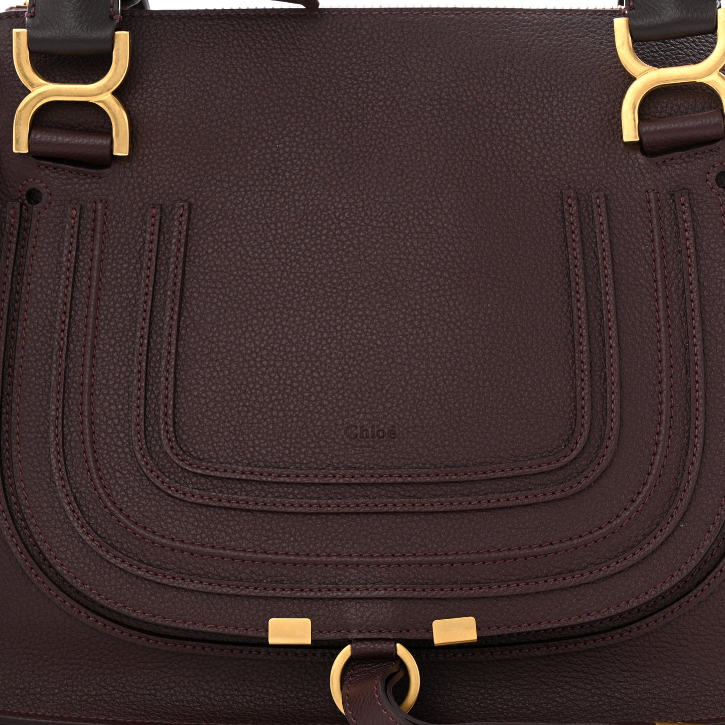 Calfskin Medium Marcie Satchel Deep Violine