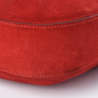 Gucci Soft Suede Web Large Jackie Hobo Red 12 of 19