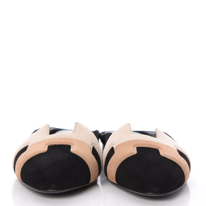 Hermes Veau Doblis Roxane Mules 36.5 Multicolor Black 2 of 8