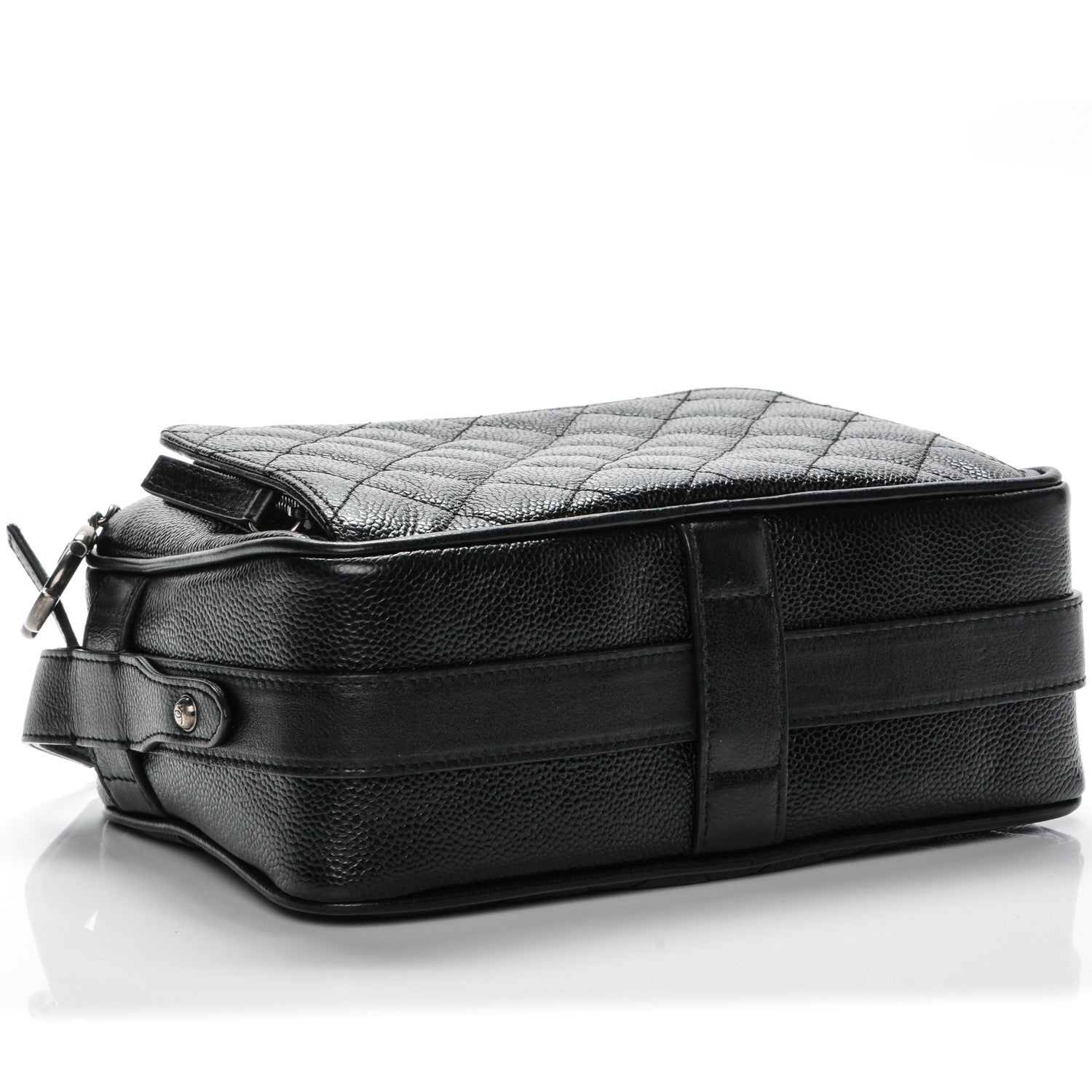 Chanel Caviar Quilted Medium Business Trip Camera Bag Black 4 of 7