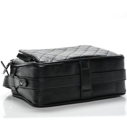 Chanel Caviar Quilted Medium Business Trip Camera Bag Black 4 of 7