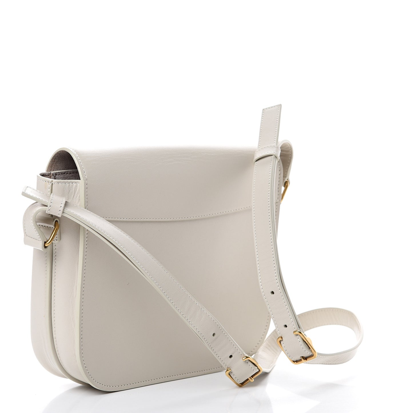 Calfskin Betty Messenger White