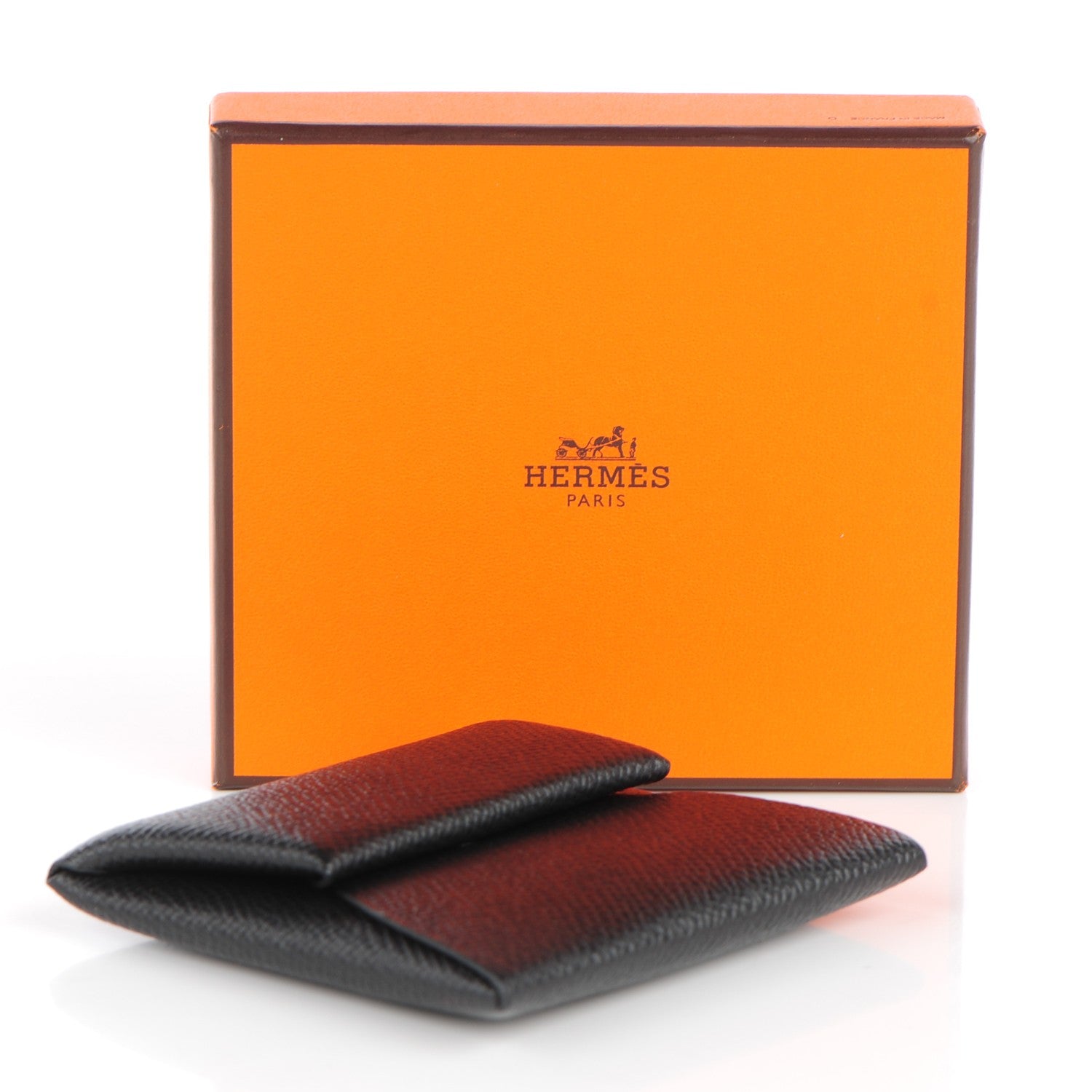 Hermes Epsom Bastia Coin Purse Black 4 of 7