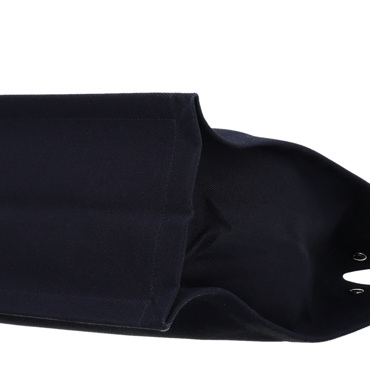 Linen Calfskin Rive Gauche Tote Navy