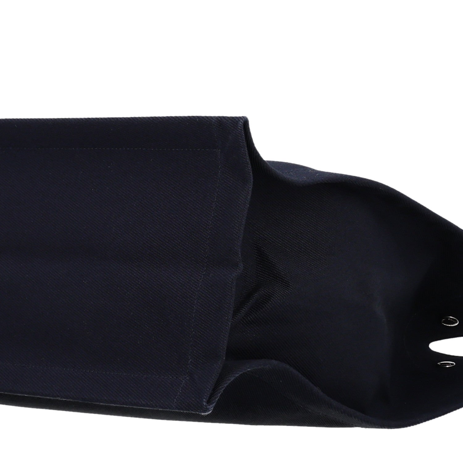Saint Laurent Linen Calfskin Rive Gauche Tote Navy 10 of 10