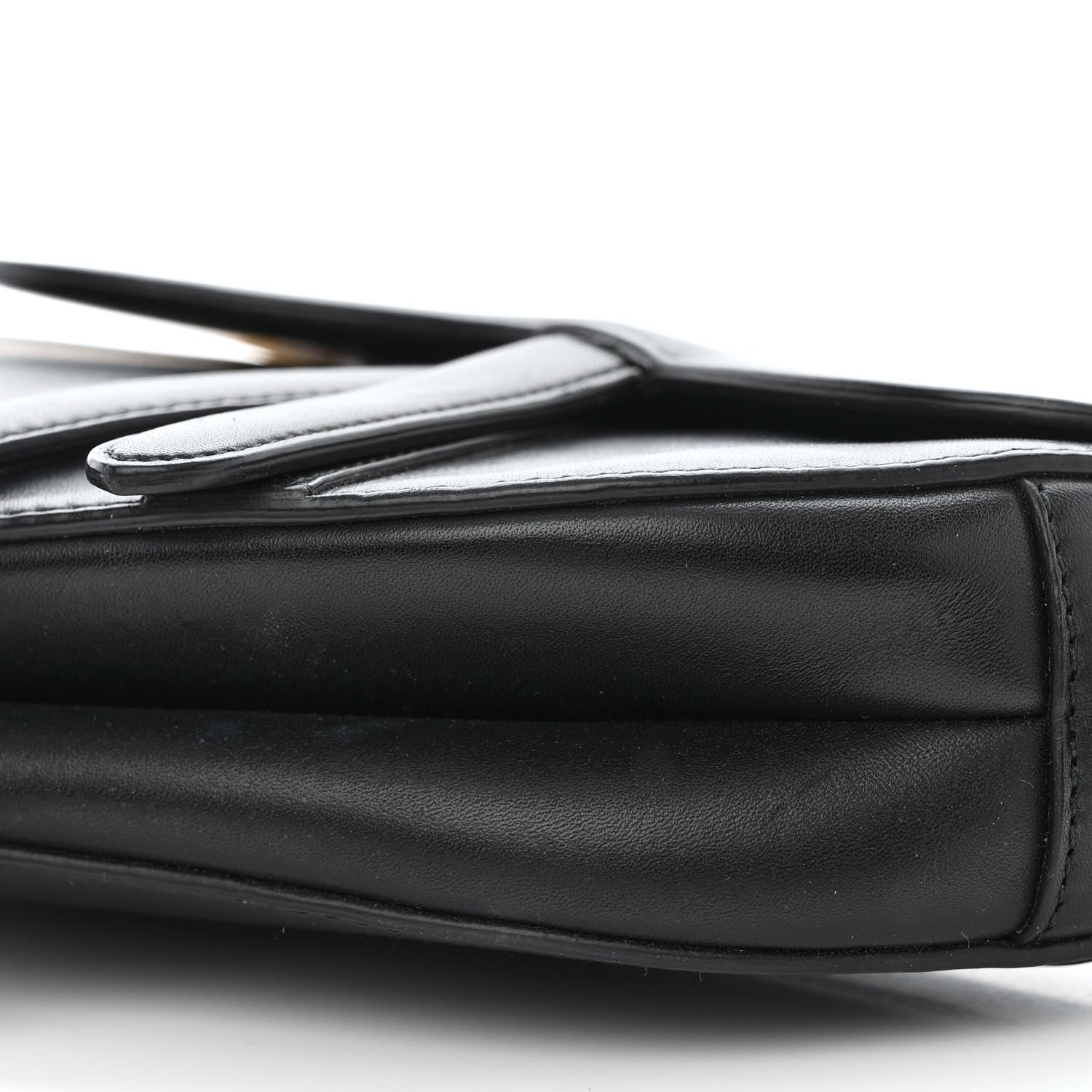 Christian Dior Calfskin Mini Saddle Bag Black 10 of 10